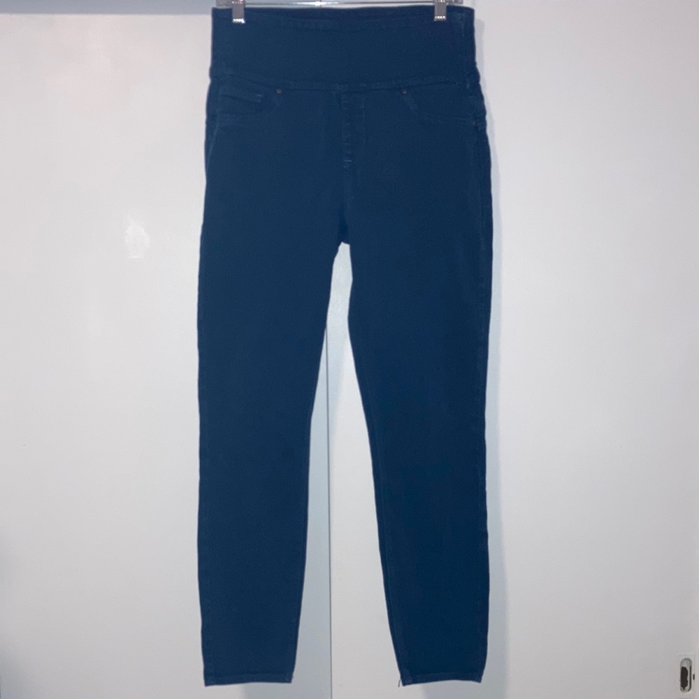 SPANX Ready To Wow Shaping Denim Leggings Skinny Jeans XL Teal Blue 2066 Solace